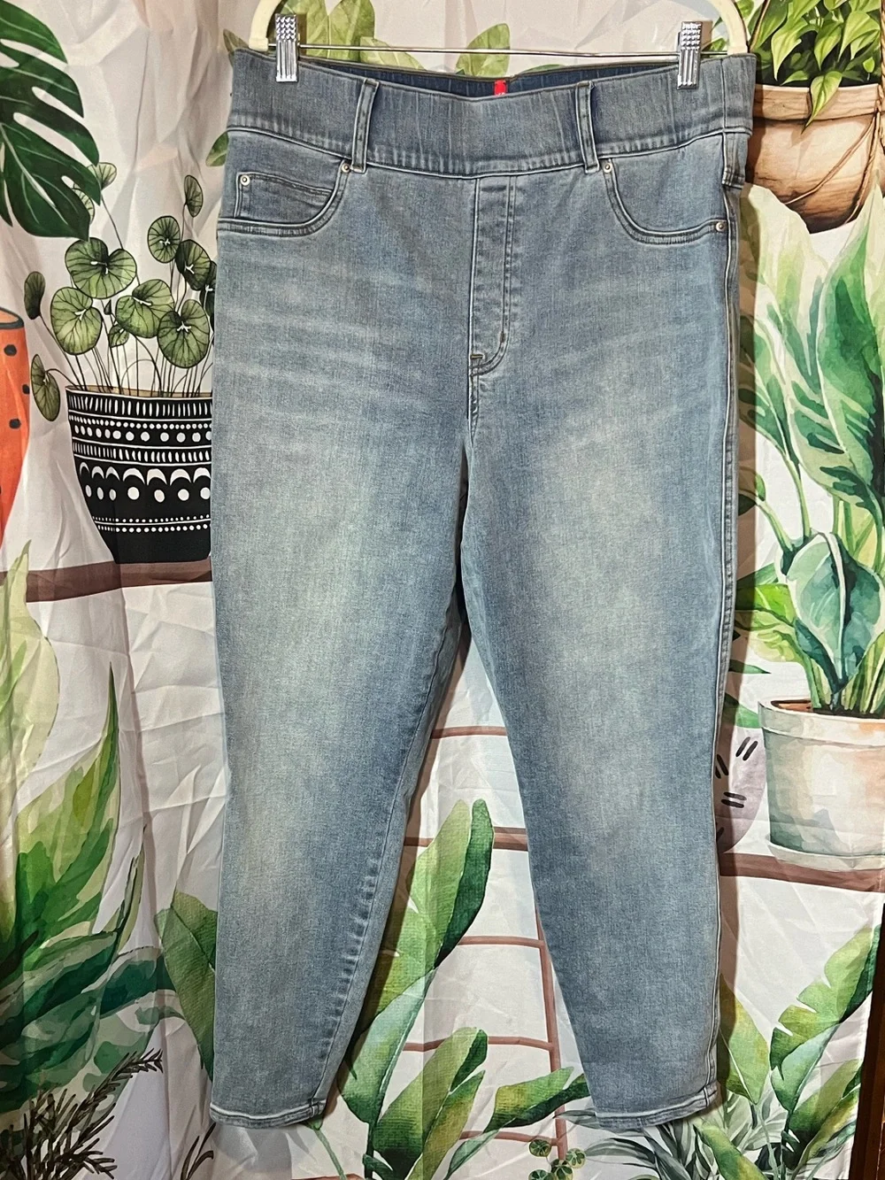 1X Spanx light wash skinny jeans❤️💖🙌 - Picture 1 of 6